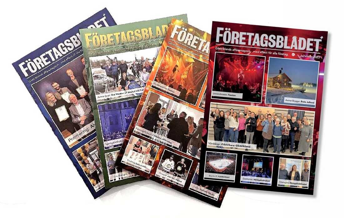 Vårnumret av Gästriklands affärsmagasin Företagsbladet utkommer.